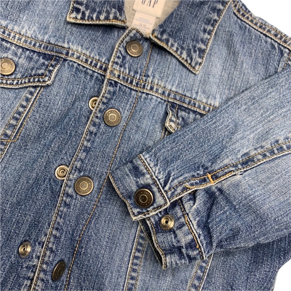 GAP fleece lined jean jacket for 12-18m - Picture 4 of 11